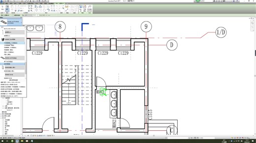 Revit 添加卫生间卫具，洁具，隔断