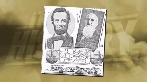 The train that carried Lincoln 1,600 miles