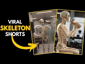 Create VIRAL Skeleton Shorts Using AI (Step-by-Step Tutorial)