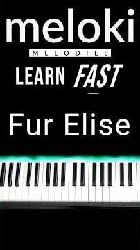 Fur Elise short piano tutorial #music #pianolessons #tutorialpiano #pianocover