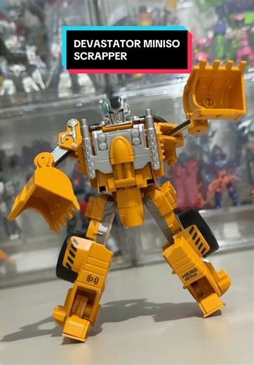 Unboxing Mainan Robot Devastator Miniso - Karakter Scrapper