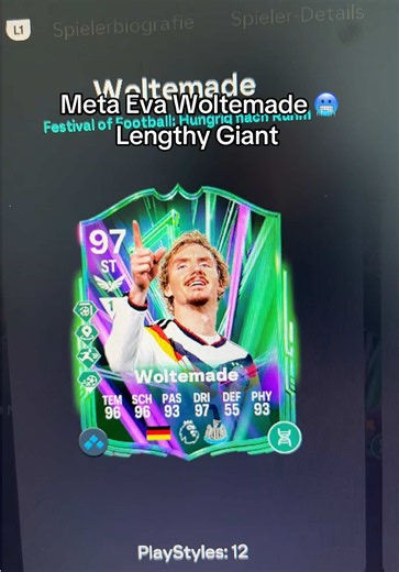 best striker evo for the current meta #eafc #fc26 #woltemade #meta #evolution