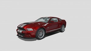 Ford Mustang Shelby 2012 - Download Free 3D model by David_Holiday