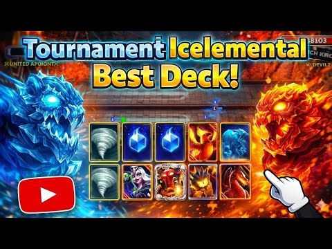 Tournament Icelemental Best Deck! 🔥❄️ | 100% Win Strategy | Grand Tournament