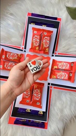 3 layer Valentine chocolate explosion box 😍 Trending gift idea 💗