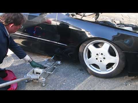 How to Jack Up an Airmatic Mercedes That Has Dropped Down on the Ground