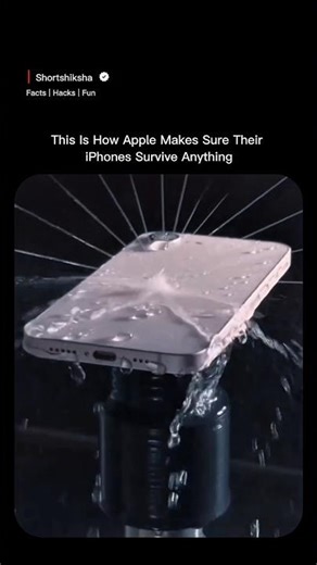This Is How Apple Makes Sure Their iPhones Survive Anything 💧📱