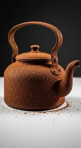 ASMR Tea Kettle Restoration Process