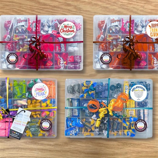 Holiday Candy Snackle Box – Perfect for Thanksgiving, Christmas, Hanukkah, New Year’s, and More - Etsy