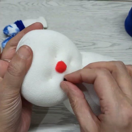 ⛄Very Cute And Easy Socks Snowman 🎄Christmas DIY #diy #christmasdecoration #snowmanmaking #gift