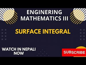 Engineering mathematics 3 || surface integral