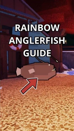 How To Catch a RAINBOW ANGLERFISH in Roblox Fisch.. | #roblox #fisch