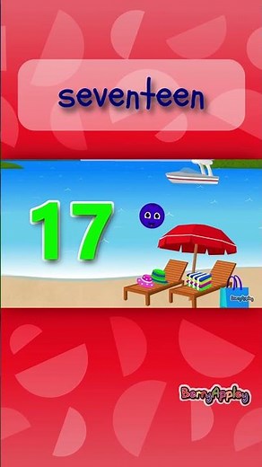 Count to 25 Song | Numbers 1 to 25 #shorts | BerryAppley