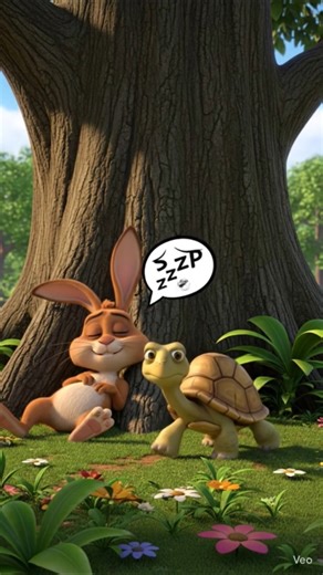 Khargosh vs Kachua Race 🐰🐢 | Funny Moral Story | Turtle Wins! #shorts