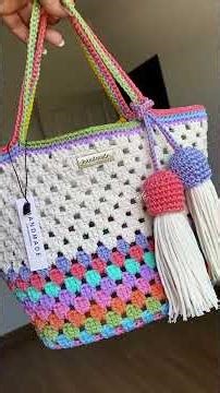 Crochet Bag Making from Start to End | New Design#crochetbag#handmadebag