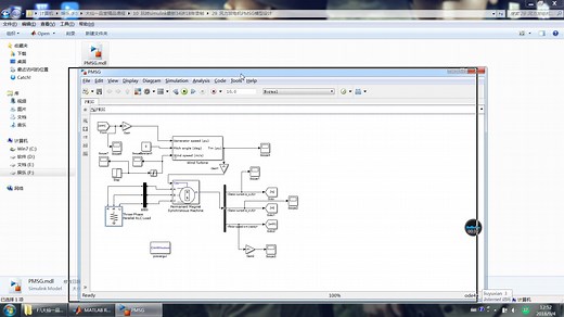 simulink风力发电机PMSG模型设计演示