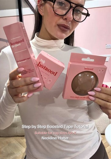 Boosted Tape Halter Tutorial #fyp #tape #tutorial #stepbysteptutorial #boosted