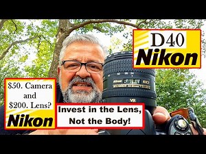 Nikon D40 $50. CCD Camera | with a $200. Nikkor 24-85mm Lens | Review Photo Class 553