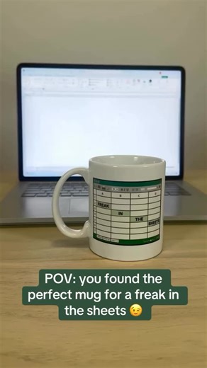 Your Excel Dictionary on Instagram: "In honor of National Spreadsheet Day, take 30% OFF ANYTHING IN THE EXCEL DICTIONARY SHOP - including this Freak In The Sheets Mug 👀 ⁠ ⁠ Comment ‘LOTUS’ and I’ll send you a discount code for 30% off your order.⁠ ⁠ #excel #exceltips #exceltricks #spreadsheets #workhacks #tutorial #nationalspreadsheetday"