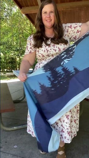 Review of Vaukki Patio Table & Bench Fitted Tablecloth Set #picnic