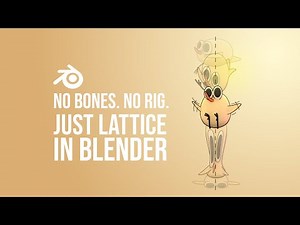 No Bones. No Rig. Just Lattice in Blender