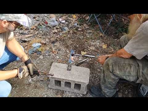 Blow Torch Forging 101: Dad Shows Me The Right Way