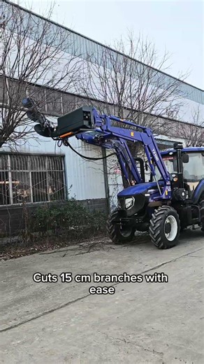Tractor loader mounted tree trimmer #forestrymachines #forestryequipment #treetrimming #treecutting