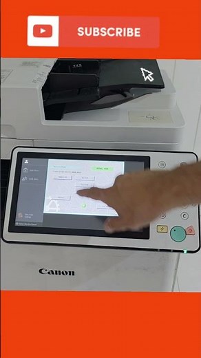 How to Enter service Mode Canon Advance C256i C356 C250