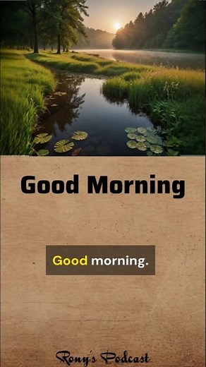 Start your day right! 🌅 Good morning phrases