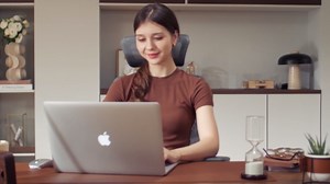 SIHOO M59AS Ergonomic Office Chair, Desk Chair with 3D Flip-up Armrests, Computer Chair with Dual Back Design and Adaptive Dynamic Lumbar Support Grey