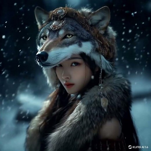 AI Magic: Watch This Beautiful Woman Transform Into a Wolf (with Her Cat!)
