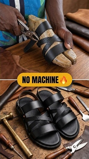 How I Last Shoes Without Machine 😮🔥 (Strong Bonding Finish) #shorts #handmade
