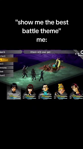 Persona 1 Battle Theme: Overwrite This Pain