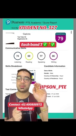 Achieve Band 7 in PTE with Jipson Subedi