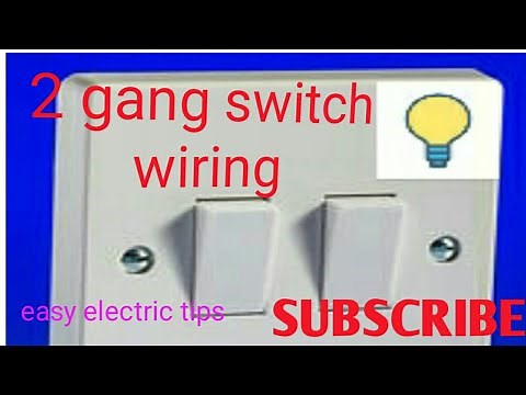 2 gang switch wiring