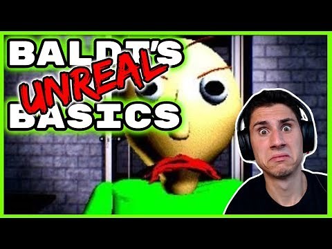SCARY HD Baldi's Basics Game! | Baldi's Unreal Basics In Education And Learning Chapter 1 | V 1.4