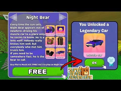 🤔How to Unlock a Legendary Muscle Car Free 🆓 | Using a Dangerous 🤯 Trick in Super Bear Adventure 🐻🔥