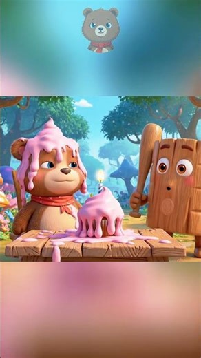 Cupcake Explosion Gone Wrong! 🎂💥 | Cute Bear Chaos 😂