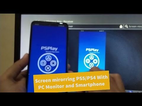 Screen Mirorring PS4 or PS5 From IPhone Android Smartphone Samsung,Xiaomi 2022 With Monitor
