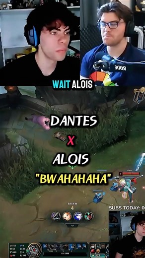 Dantes Teaches Alois A New Strategy 😂 #leagueoflegends
