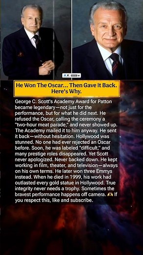 He Won the Oscar... Then Gave It Back | The George C. Scott Story