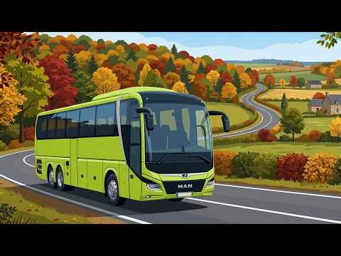 Drawing various types of buses with AI