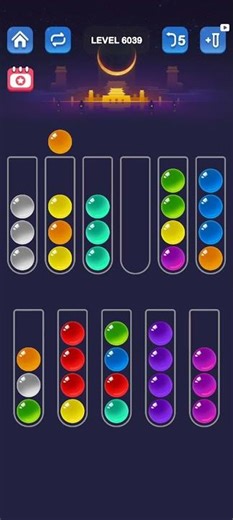 Ball Sort Puzzle Level 6039