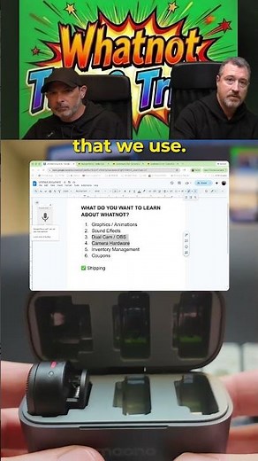 How to Set up Camera and Mics on Whatnot