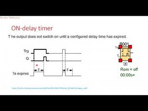 04 Siemens LOGO! Timer on delay, off delay,...etc (part 1)