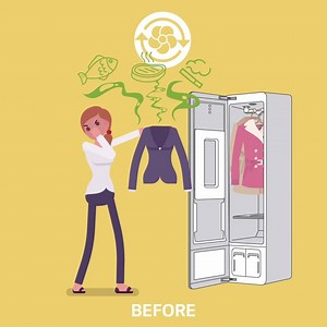 キャリアウーマンの皆さ〜ん！ せっかくのスーツも匂いが付いていたら残念！！！ LG Stylerで、その匂い、スッキリしない？ LG Stylerスチームウォッシュ＆ドライ http://www.lg.com/jp/lg-styler #LG #ライフスタイルクローゼット #styler #におい #しわ #ほこり #花粉 #スチームウォッシュ #ドライ #スタイラー #汗 #リセット #リフレッシュ #LGstyler #スチーム #除菌効果 | LG Global