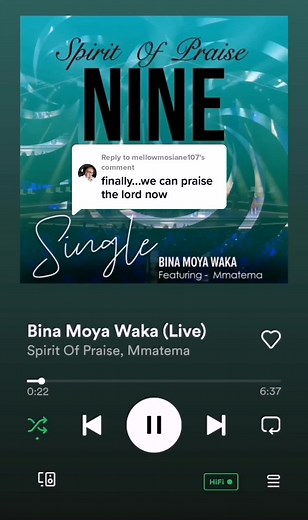 Spirit of Praise 9 ft. Mmatema: Bina Moya Waka (Lyrics)
