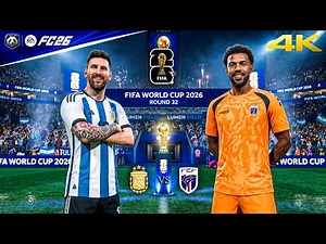 FC 26 - Argentina vs. Cape Verde - FIFA World Cup 2026 Round of 32 Full Match | PC™ [4K60]