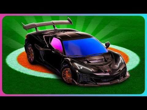 CORVETTE vs. 5 IMPOSSIBLE CHALLENGES in Rocket League