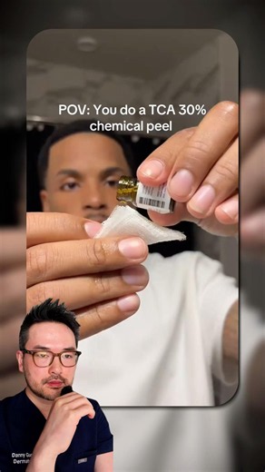 Please don’t do TCA peels at home 🫠 #dermatologist #skincare